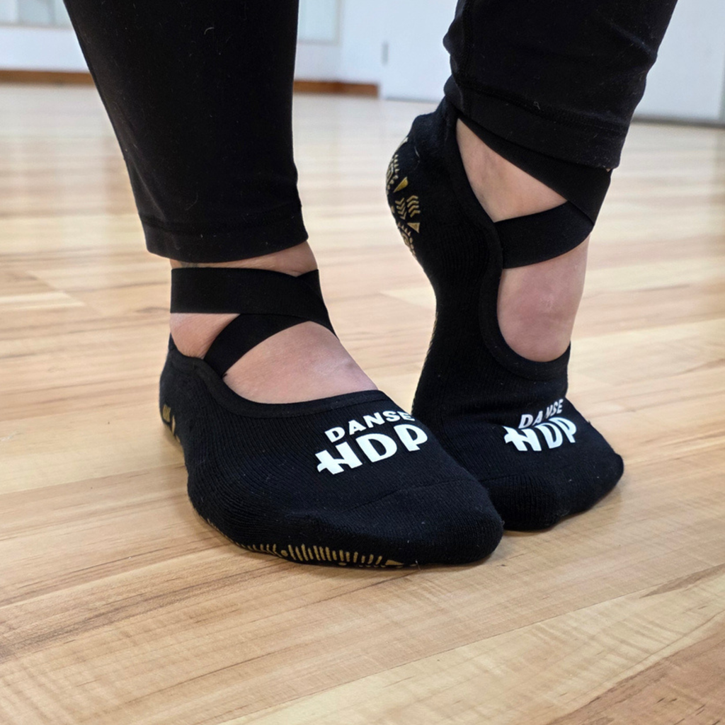 Bas antidérapant avec élastique